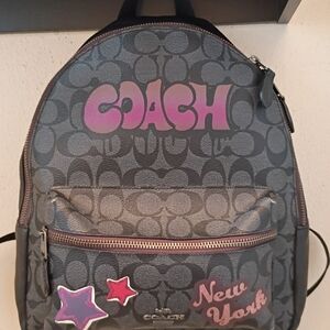 Rare Authentic Coach Graffiti Backpack